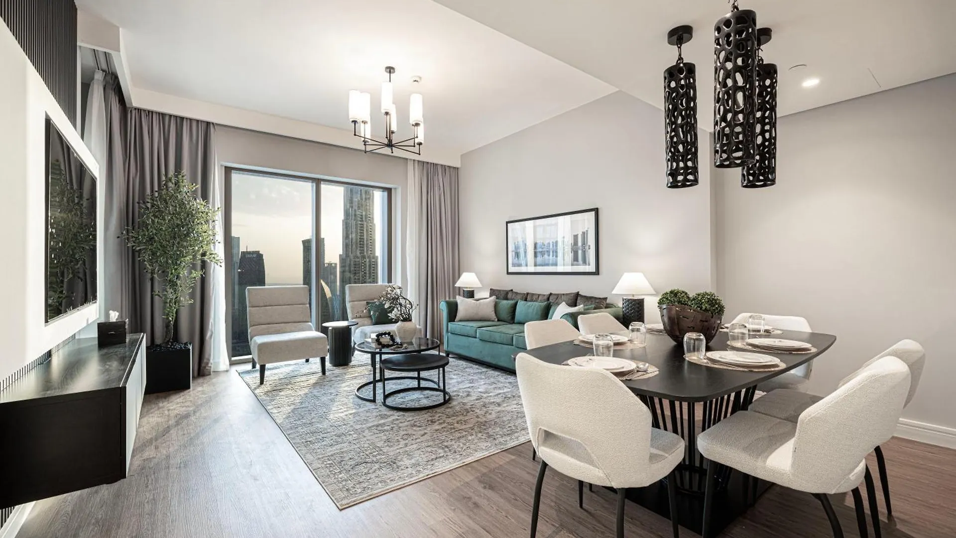 Magnificent - Luxurious 3+ 1 Bedroom With Burj Khalifa View Dubai Apartment