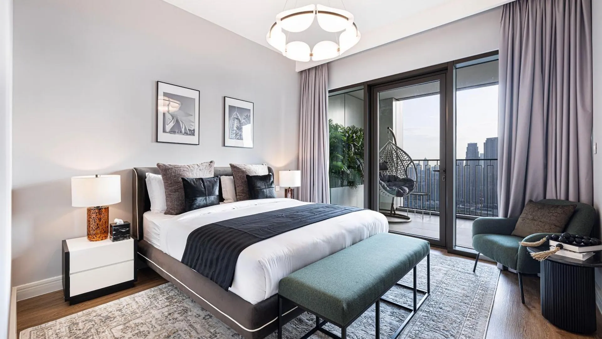 Magnificent - Luxurious 3+ 1 Bedroom With Burj Khalifa View Dubai 0*,